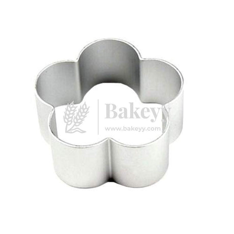 Cookie - Biscuit Cutter - Plum Flower Shape - Biscuit Mould - Aluminium - 1 Piece - Bakeyy.com - India - Cookie - Biscuit Cutter - Plum Flower Shape - Biscuit Mould - Aluminium - 1 Piece - Default Title