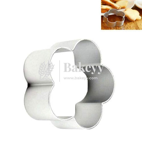 Cookie - Biscuit Cutter - Plum Flower Shape - Biscuit Mould - Aluminium - 1 Piece - Bakeyy.com - India - Cookie - Biscuit Cutter - Plum Flower Shape - Biscuit Mould - Aluminium - 1 Piece - Default Title