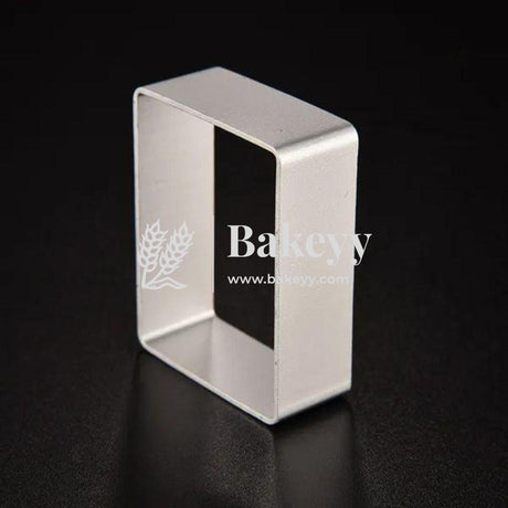 Cookie - Biscuit Cutter - Rectangle Shape - Biscuit Mould - Aluminium - 1 Piece - Bakeyy.com - India - Cookie - Biscuit Cutter - Rectangle Shape - Biscuit Mould - Aluminium - 1 Piece - Default Title