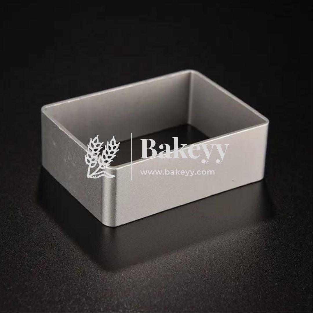 Cookie - Biscuit Cutter - Rectangle Shape - Biscuit Mould - Aluminium - 1 Piece - Bakeyy.com - India - Cookie - Biscuit Cutter - Rectangle Shape - Biscuit Mould - Aluminium - 1 Piece - Default Title