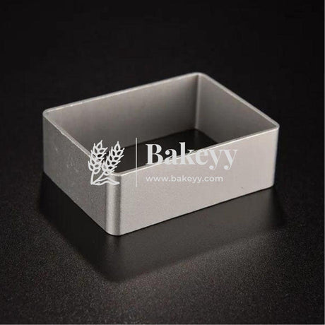 Cookie - Biscuit Cutter - Rectangle Shape - Biscuit Mould - Aluminium - 1 Piece - Bakeyy.com - India - Cookie - Biscuit Cutter - Rectangle Shape - Biscuit Mould - Aluminium - 1 Piece - Default Title