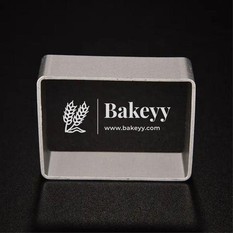 Cookie - Biscuit Cutter - Rectangle Shape - Biscuit Mould - Aluminium - 1 Piece - Bakeyy.com - India - Cookie - Biscuit Cutter - Rectangle Shape - Biscuit Mould - Aluminium - 1 Piece - Default Title