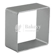 Cookie - Biscuit Cutter - Square Shape - Biscuit Mould - Aluminium - 1 Piece - Bakeyy.com - India - Cookie - Biscuit Cutter - Square Shape - Biscuit Mould - Aluminium - 1 Piece - Default Title