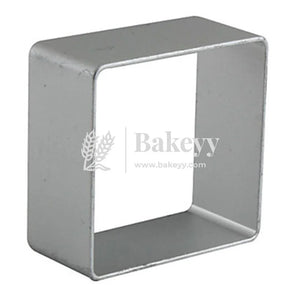 cookie-biscuit-cutter-square-shape-biscuit-mould-aluminium-1-piece-bakeyy-com - Bakeyy.com