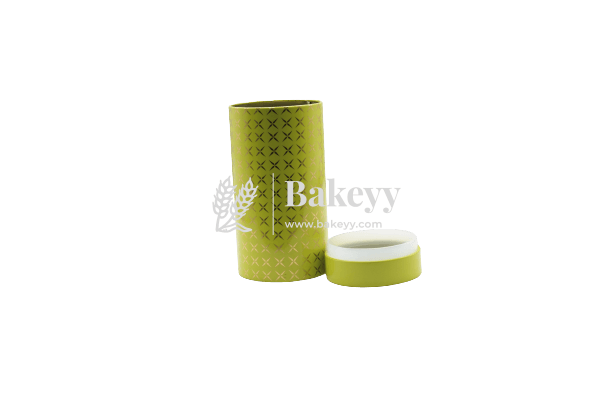 Cookie Tin Box | Green Colour | Airtight - Bakeyy.com