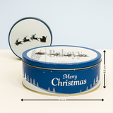 Christmas Assorted  Prints Dream Cake Tin Box