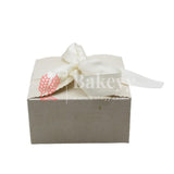 Cream White Colour Gift Box for Presents, 10 Pack Empty Kraft Gift Boxes with Ribbon For Packaging Candy, Cookie, Chocolate | Pack of 10 - Bakeyy.com - India - Cream White Colour Gift Box for Presents, 10 Pack Empty Kraft Gift Boxes with Ribbon For Packaging Candy, Cookie, Chocolate | Pack of 10 - Large (12x12x6 cm)