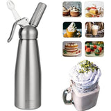 Metal Head Cream Whipper | Whipped Cream Dispenser for Desserts & Beverages | 500ml / 1000ml Capacity Available | Pack of 1