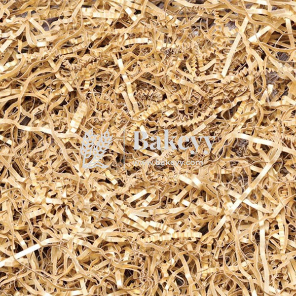 Crinkle Confetti | Shredded Shreds | 1 Kg | Pine Wood | Natural Colour - Bakeyy.com