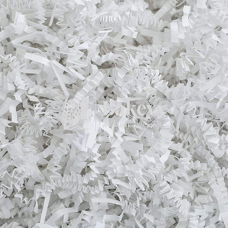 Crinkle Confetti Shredded Shreds Grass Paper White 1 kg - Bakeyy.com - India - Crinkle Confetti Shredded Shreds Grass Paper White 1 kg - Default Title