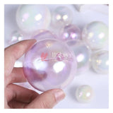 Faux Ball Crystal Ball Topper For Cake and Cupcake Decoration - Bakeyy.com - India - Faux Ball Crystal Ball Topper For Cake and Cupcake Decoration - Transparent