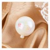 Faux Ball Crystal Ball Topper For Cake and Cupcake Decoration - Bakeyy.com - India - Faux Ball Crystal Ball Topper For Cake and Cupcake Decoration - White