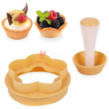 Cupcake Muffin Molds | Dessert Making Tools | Creative Pastry Tamper | Tart Shell Set for Round Dough and Cookie Molds - Bakeyy.com - India - Cupcake Muffin Molds | Dessert Making Tools | Creative Pastry Tamper | Tart Shell Set for Round Dough and Cookie Molds - Default Title