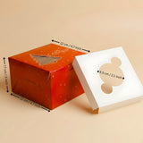 Christmas Cupcake Box with Window | Red Christmas Tree Design | Festive Cupcake Box | Pack of 25