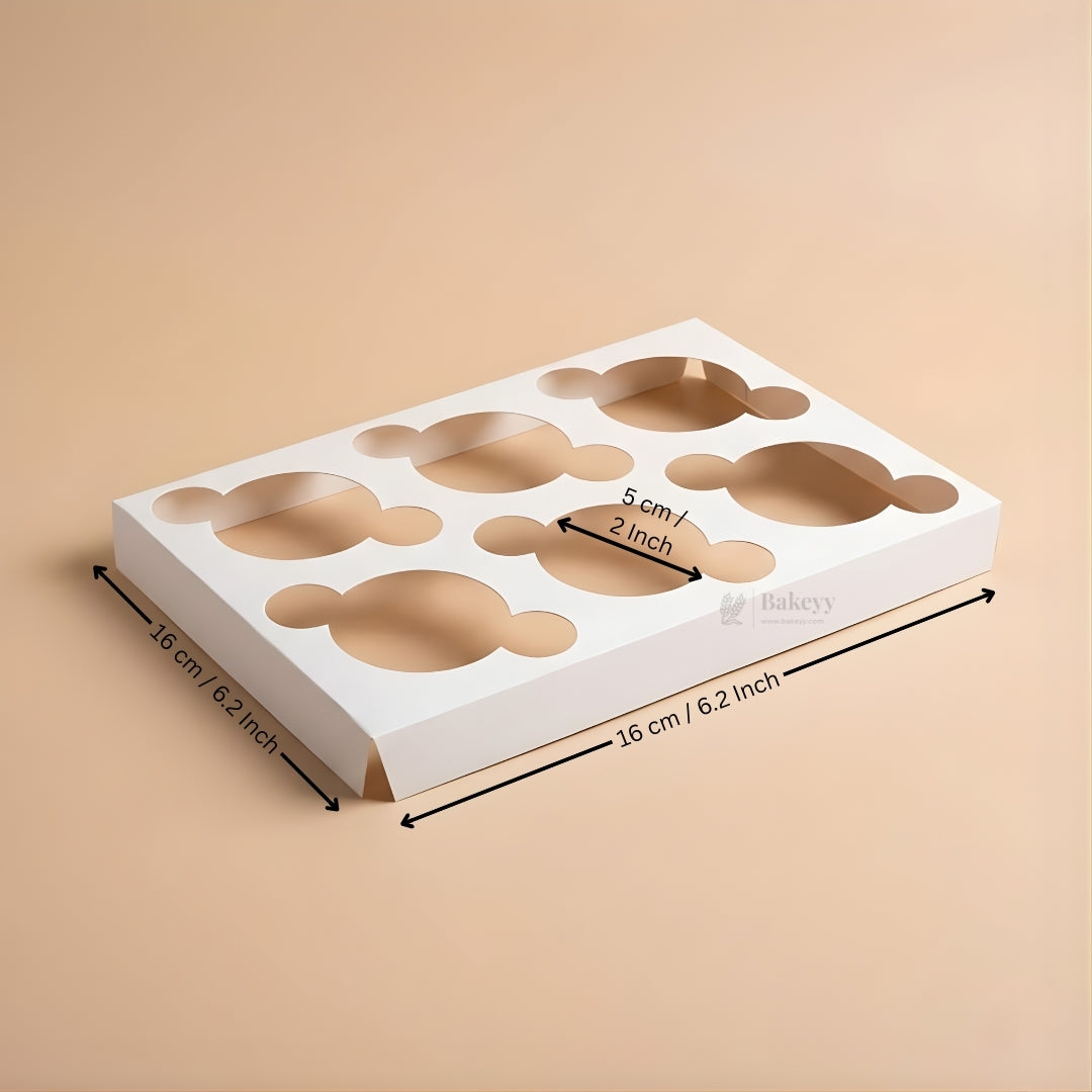 Cavity Cupcake Holder Tray | Bakery Cupcake Base Insert | Muffin Holder for Boxes | Pack of 25