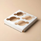 Cavity Cupcake Holder Tray | Bakery Cupcake Base Insert | Muffin Holder for Boxes | Pack of 25