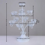 Metal Cupcake Stand with Decorative Cutwork | Elegant Dessert & Cupcake Display Stand | Multiple Design Options| Pack of 1
