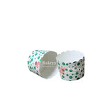 White with Green Dot Muffin Cup | Baking Cup | 50 pcs | 5 CM - Bakeyy.com - India - White with Green Dot Muffin Cup | Baking Cup | 50 pcs | 5 CM - Default Title