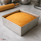 7x2" Square Aluminium Cake Mould