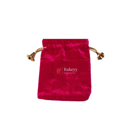 16x20 cm | Velvet Drawstring Potli Bag | Dark Pink Colour | Pack of 10 | Luxurious Gift & Storage Pouch| - Bakeyy.com - India - 16x20 cm | Velvet Drawstring Potli Bag | Dark Pink Colour | Pack of 10 | Luxurious Gift & Storage Pouch| - Default Title