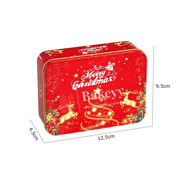 Red and Gold | Elegant Christmas Decorative Tin Box | Gift Box | Chocolate Box | Cookie Box | Luxury Box | Pack of 6 | - Bakeyy.com - India - Red and Gold | Elegant Christmas Decorative Tin Box | Gift Box | Chocolate Box | Cookie Box | Luxury Box | Pack of 6 | - Default Title