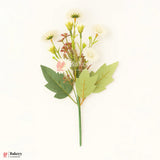 Artificial Daisies Flower Bunch – 35cm | Decorative Stick for Home & Events | Pack Of 1