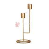 Decorative Candles Stand - Bakeyy.com - India - Decorative Candles Stand - Gold