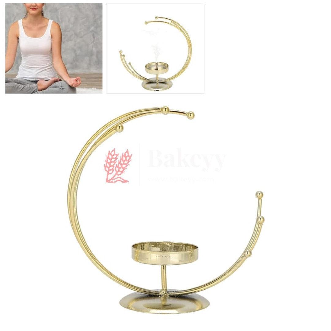 Decorative Candles Stand Perfect for Gifting | V - Day Decor - Bakeyy.com - India - Decorative Candles Stand Perfect for Gifting | V - Day Decor - Gold