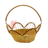 Decorative Gold Metal Hamper Basket For Gifting Round - Bakeyy.com - India - Decorative Gold Metal Hamper Basket For Gifting Round - Default Title