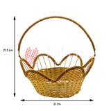 Decorative Gold Metal Hamper Basket For Gifting Round - Bakeyy.com - India - Decorative Gold Metal Hamper Basket For Gifting Round - Default Title