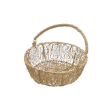 8 Inch | Decorative Gold Metal Hamper Basket For Gifting Round | Medium - Bakeyy.com - India - 8 Inch | Decorative Gold Metal Hamper Basket For Gifting Round | Medium - Default Title