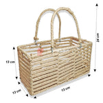 decorative-jute-metal-hamper-basket-bakeyy-com-5 - Bakeyy.com