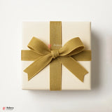 343 | Elastic Gold Ribbon with Gold Borders – 3cm Width | 18 Meters Roll