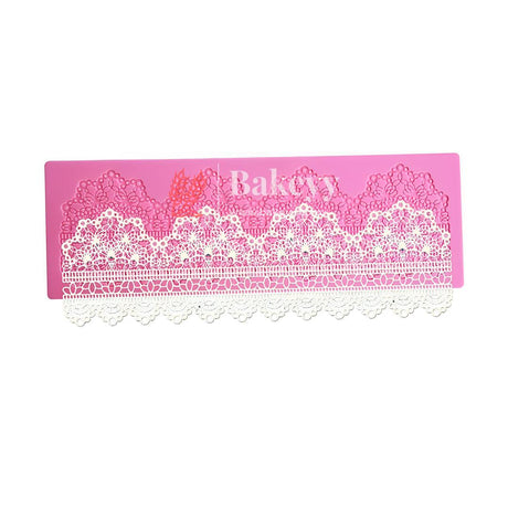 Flexible Silicone Lace Mold for Cake Decorating - Bakeyy.com - India - Flexible Silicone Lace Mold for Cake Decorating - Default Title