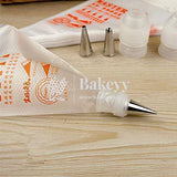 Disposable Piping Bag | Icing Bag -Pack of 100 (Large) - Bakeyy.com - India - Disposable Piping Bag | Icing Bag -Pack of 100 (Large) - Default Title