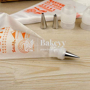 Disposable Piping Bag | Icing Bag - Pack of 100 (Medium) - Bakeyy.com - India - {{ variant.name }}