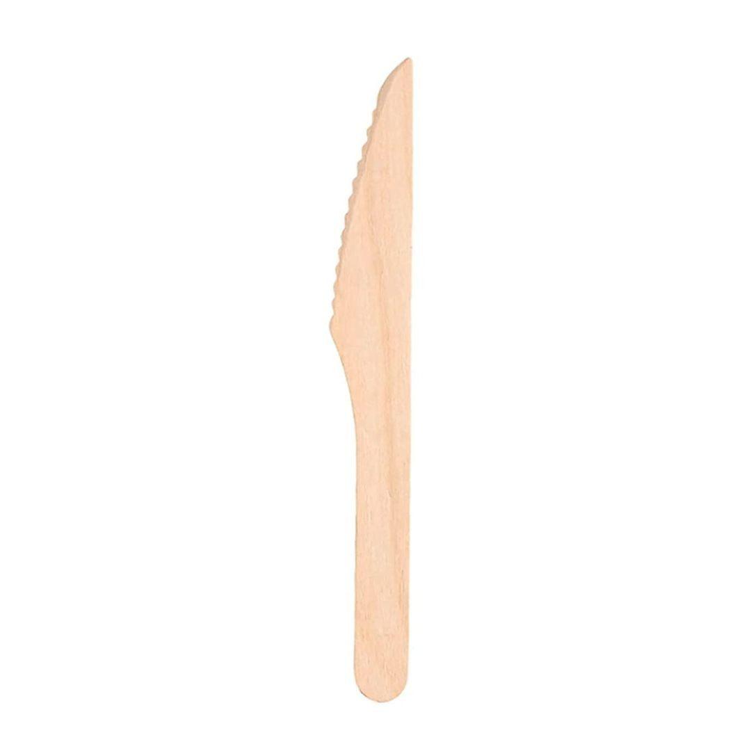 Disposable Wooden | Cake Knife 160mm Bio-Degradable | Pack of 100 - Bakeyy.com - India - Disposable Wooden | Cake Knife 160mm Bio-Degradable | Pack of 100 - Default Title