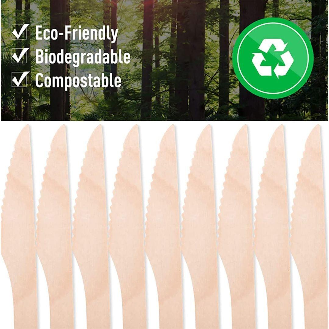 Disposable Wooden | Cake Knife 160mm Bio-Degradable | Pack of 100 - Bakeyy.com - India - Disposable Wooden | Cake Knife 160mm Bio-Degradable | Pack of 100 - Default Title