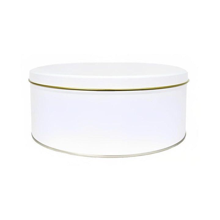 Dream Cake Tin Box Gold Round Empty Decorative Tin Box | 500 Gram Tin | Gift Box | Pack of 6 - Bakeyy.com