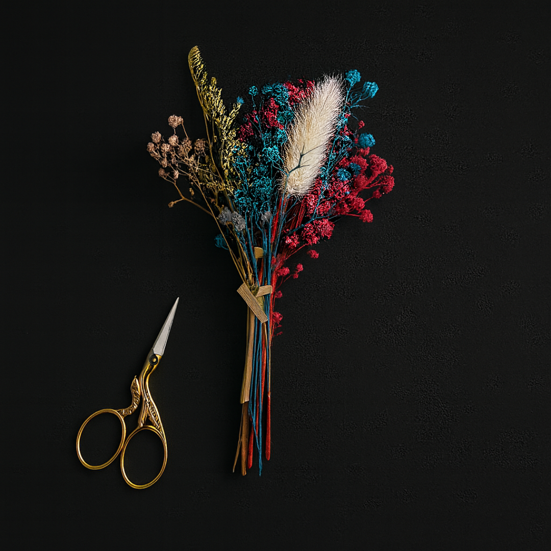 Natural Dried Flower Bouquet | DIY Crafts, Gift Wrapping & Aromatic Décor | Pack of 1