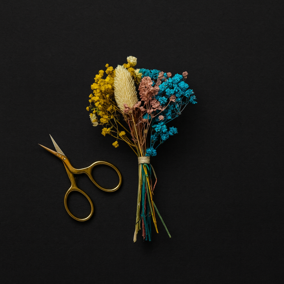 Natural Dried Flower Bouquet | DIY Crafts, Gift Wrapping & Aromatic Décor | Pack of 1