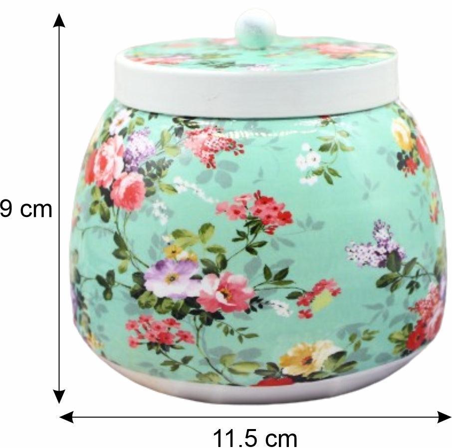 Dry Fruit Jar for Gifting | Designed Jar | Turquoise Color | - Bakeyy.com - India - Dry Fruit Jar for Gifting | Designed Jar | Turquoise Color | - Default Title