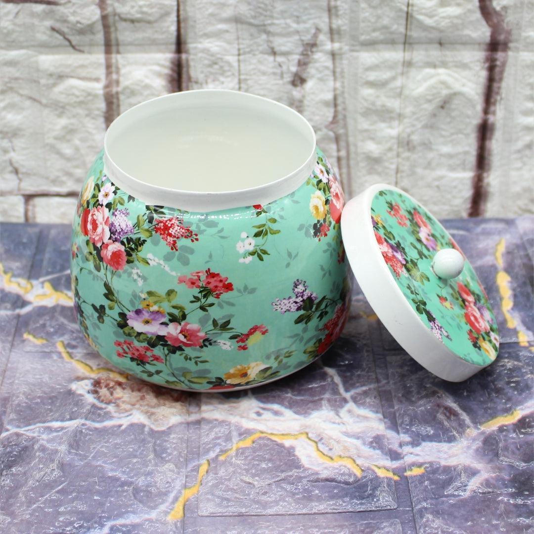 Dry Fruit Jar for Gifting | Designed Jar | Turquoise Color | - Bakeyy.com - India - Dry Fruit Jar for Gifting | Designed Jar | Turquoise Color | - Default Title