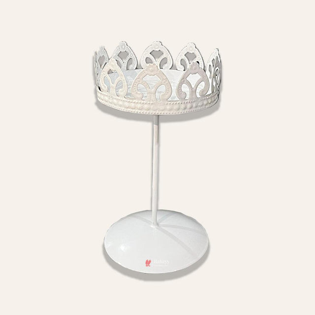 Vintage Crown-Shaped Metal Cupcake Stand – Elegant Dessert Display for Parties & Events - Bakeyy.com - India - Vintage Crown-Shaped Metal Cupcake Stand – Elegant Dessert Display for Parties & Events - Default Title