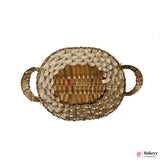 Multipurpose Plastic Storage Basket with Handle | Wicker basket – Ventilated Organizer for Kitchen & Office - Bakeyy.com - India - Multipurpose Plastic Storage Basket with Handle | Wicker basket – Ventilated Organizer for Kitchen & Office - Default Title