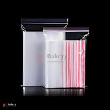 6X8inch Heavy-Duty Zip Lock Bags – Transparent Resealable Pouches for Food, Storage & Packaging | Multipurpose Zip Lock Plastic Bags | Pack Of 100