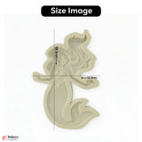 500 Mermaid Big  Themed  Fondant Mould - 1 Piece