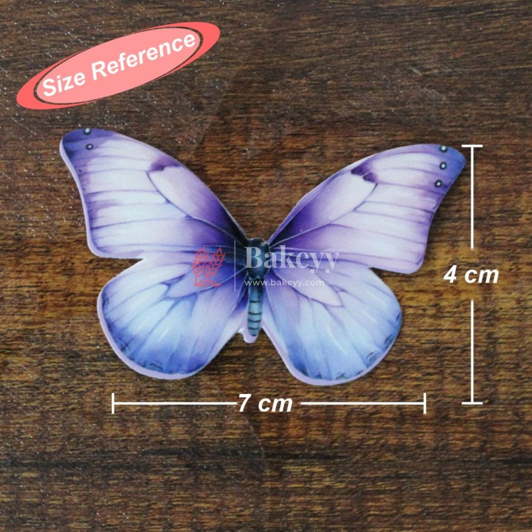 10 Pcs Butterfly Decoration Topper | 3D Butterfly Party Decorations - Bakeyy.com - India - 10 Pcs Butterfly Decoration Topper | 3D Butterfly Party Decorations - Design 1