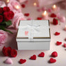 7.5x4x3.5 Inch Valentine Gift |Rectangle Shape Gift Box with Ribbon | Black | Grey | Pink | Maroon | Red | White