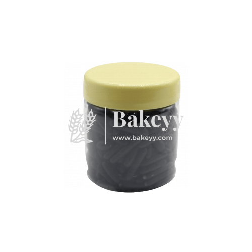Edible Matte Black Cake Rods | 100g | Sprinklers | Drages - Bakeyy.com